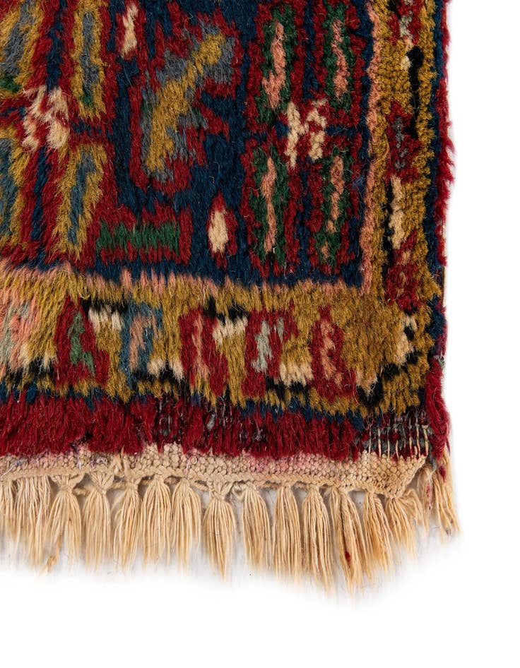 Detail image of 2' 7 x 11' 1  Hand Knotted Gharajeh Wool Runner Rug