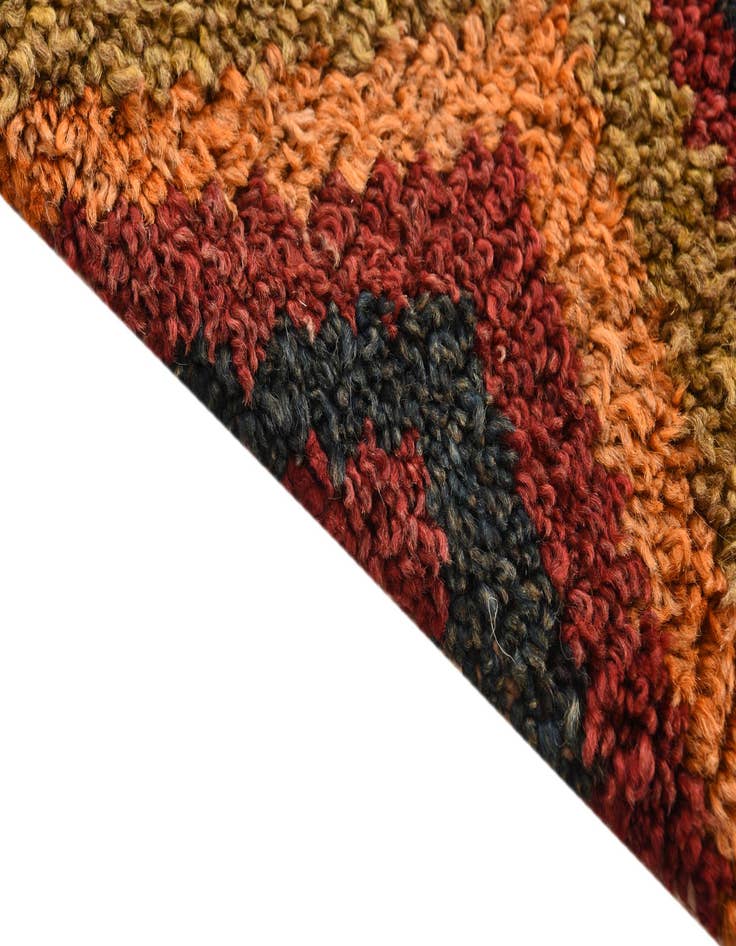 Detail image of 2' 10 x 11' 1  Hand Knotted Hamedan Persian Wool Runner Rug