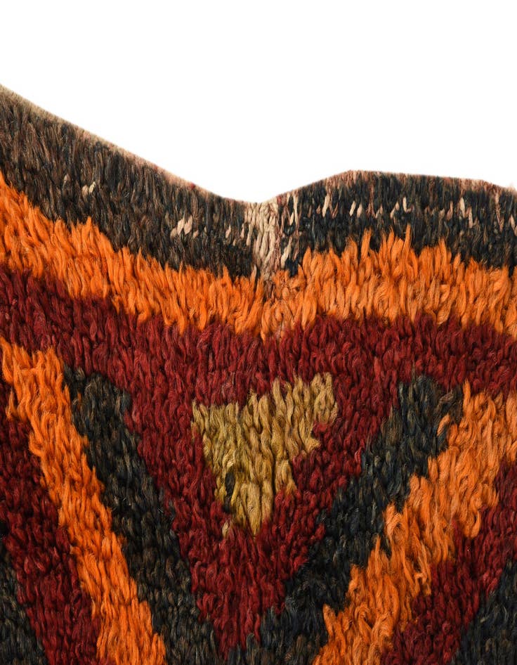 Detail image of 2' 10 x 11' 1  Hand Knotted Hamedan Persian Wool Runner Rug