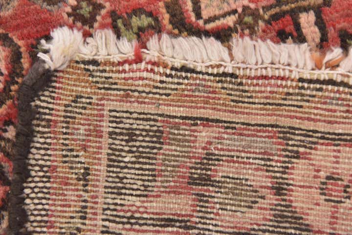 3' 6 x 9' 10 Hand Knotted Hossainabad Persian Wool Runner Rug