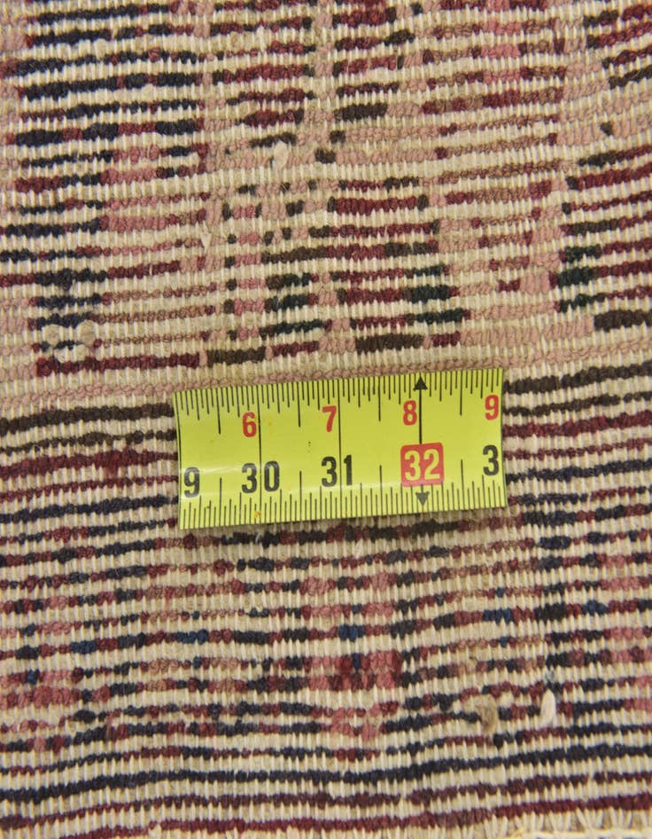 Detail image of 3' 9 x 10' Hand Knotted Hossainabad Persian Wool Runner Rug