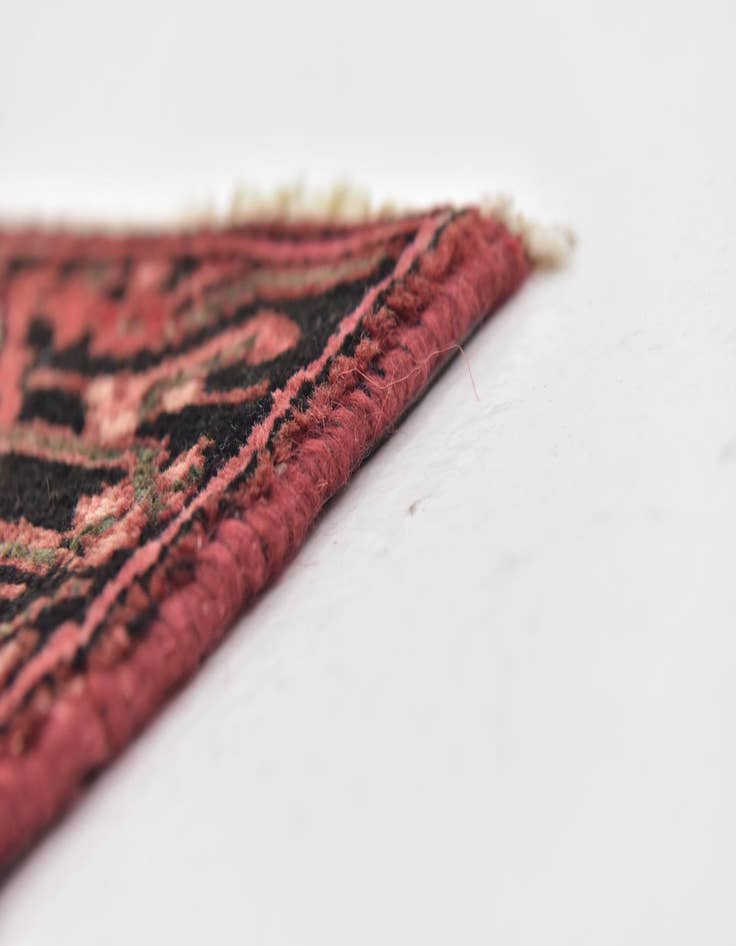 Detail image of 3' 8 x 10' 6  Hand Knotted Hossainabad Persian Wool Runner Rug