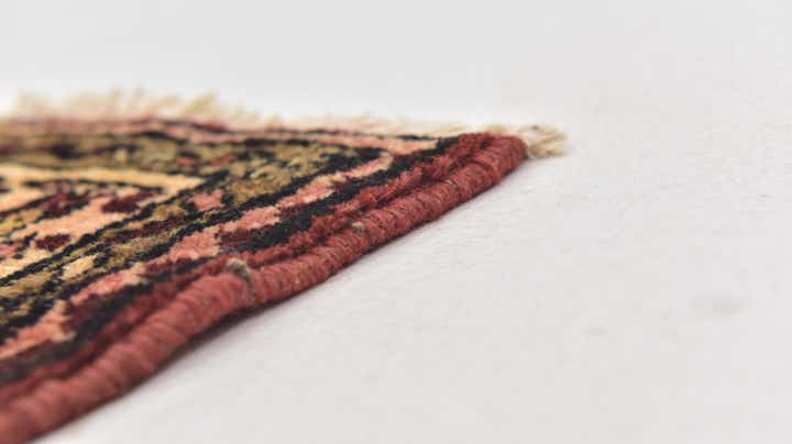 3' 8 x 10' 10 Hand Knotted Hossainabad Persian Wool Runner Rug