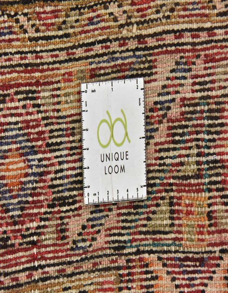 Detail image of 5' 4 x 11'  Hand Knotted Hossainabad Persian Wool Runner Rug