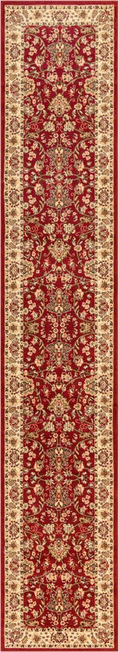 Detail image of 3' x 16' 5 Kashan Design Runner Rug
