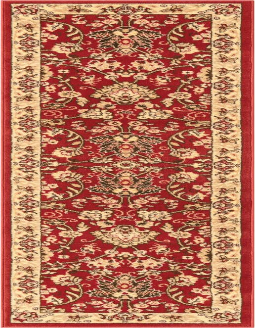 Detail image of 2' x 8' 2 Kashan Design Runner Rug