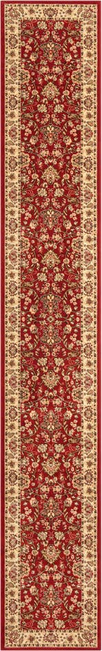 Detail image of 3' x 19' 8 Kashan Design Runner Rug