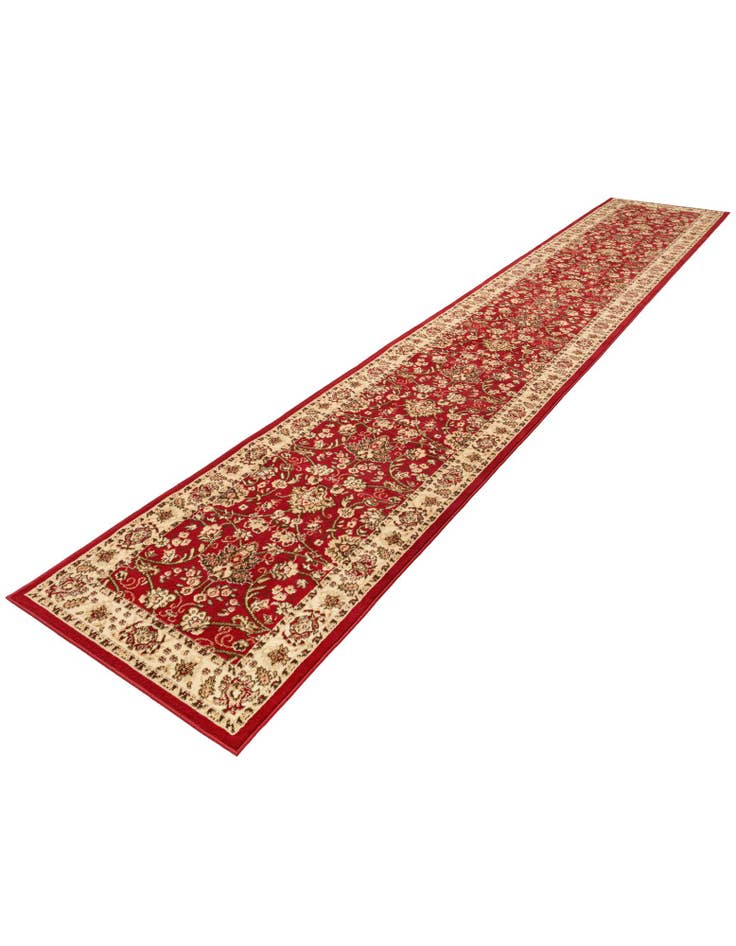 Detail image of 3' x 19' 8 Kashan Design Runner Rug