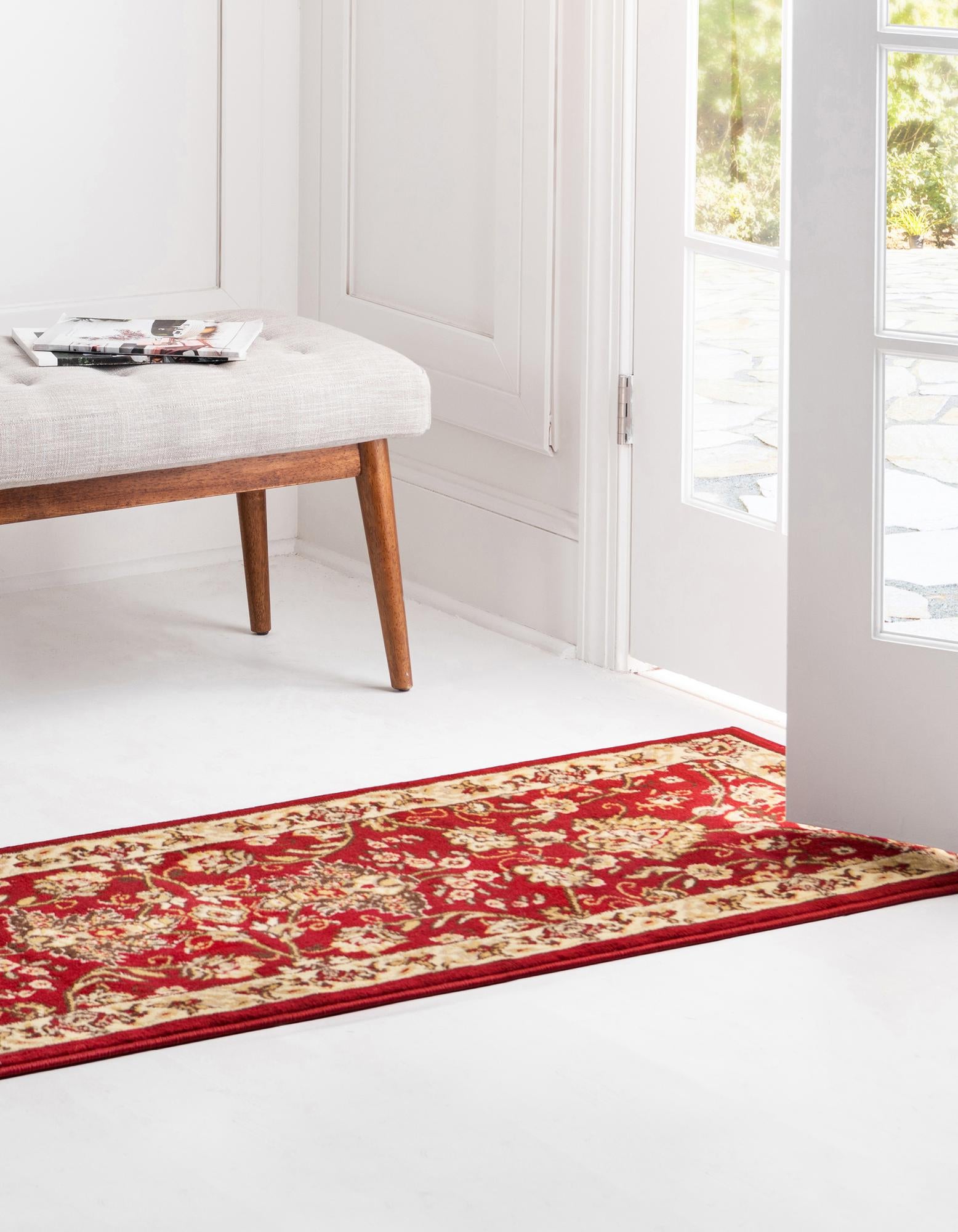 2' x 6' Kashan Design Runner Rug