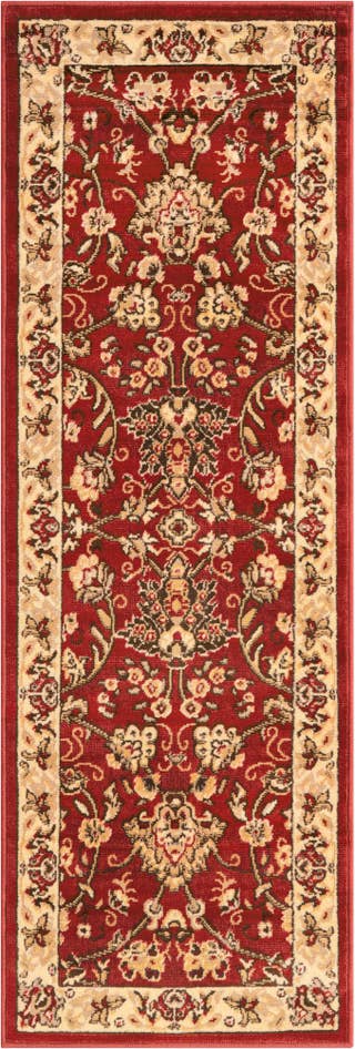 Detailansicht von 60cm x 185cm Kashan Design Läufer Teppich