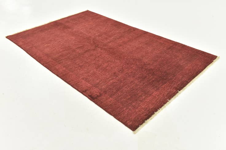 Detail image of 4' 8 x 10' 4 Hand Knotted Kashkuli Gabbeh Wool Runner Rug