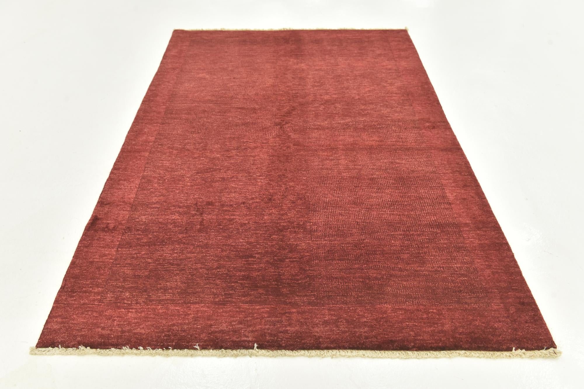 4' 8 x 10' 4 Hand Knotted Kashkuli Gabbeh Wool Runner Rug