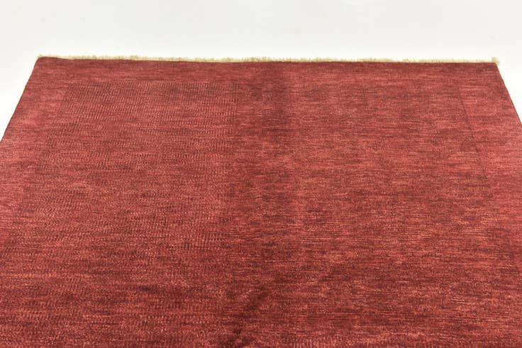 Detail image of 4' 8 x 10' 4 Hand Knotted Kashkuli Gabbeh Wool Runner Rug