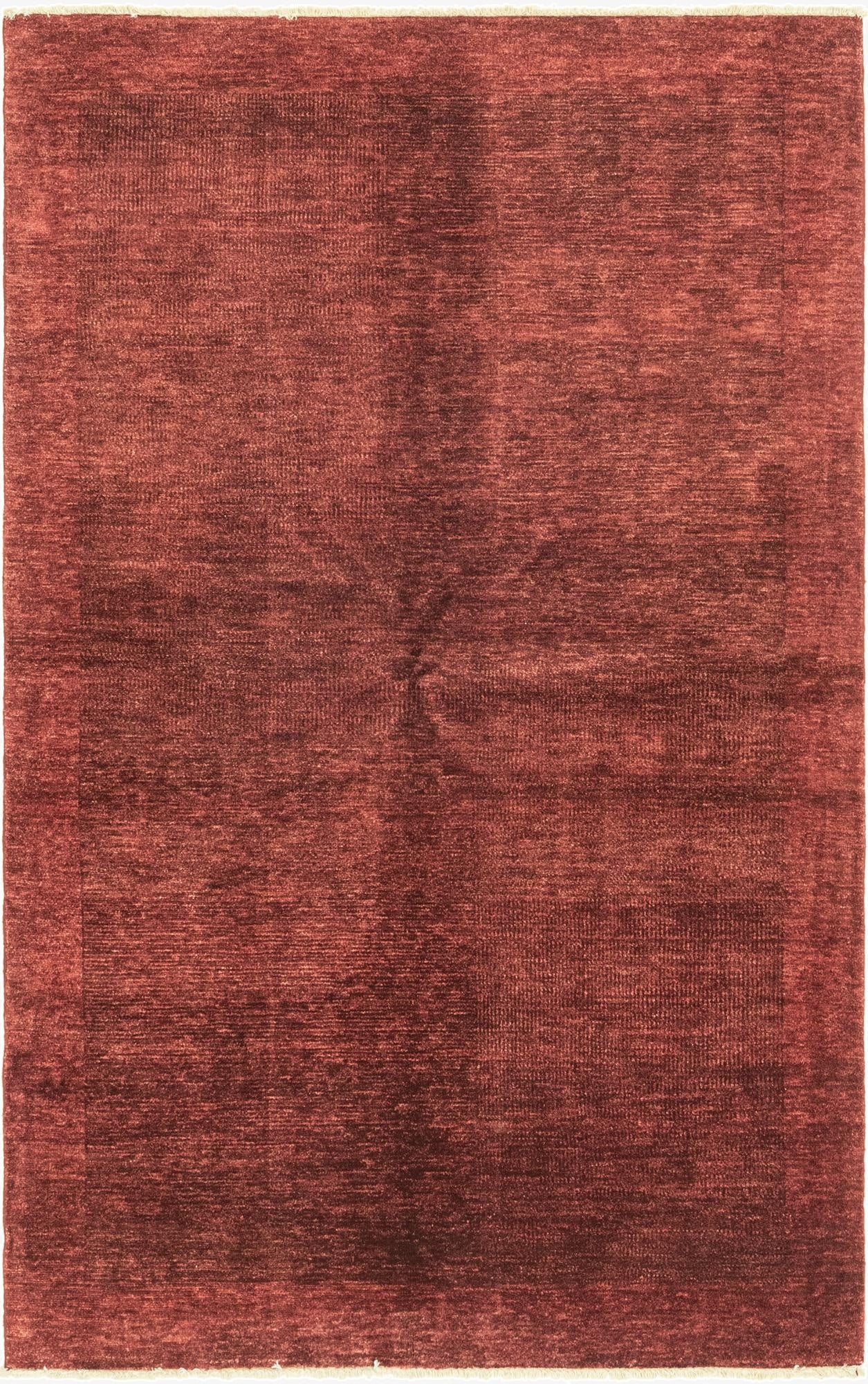 4' 8 x 10' 4  Hand Knotted Kashkuli Gabbeh Wool Runner Rug