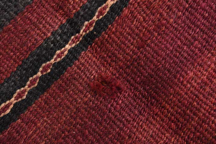 3' 4 x 10' 3 Hand Woven Kilim Afghan Wool Runner Rug