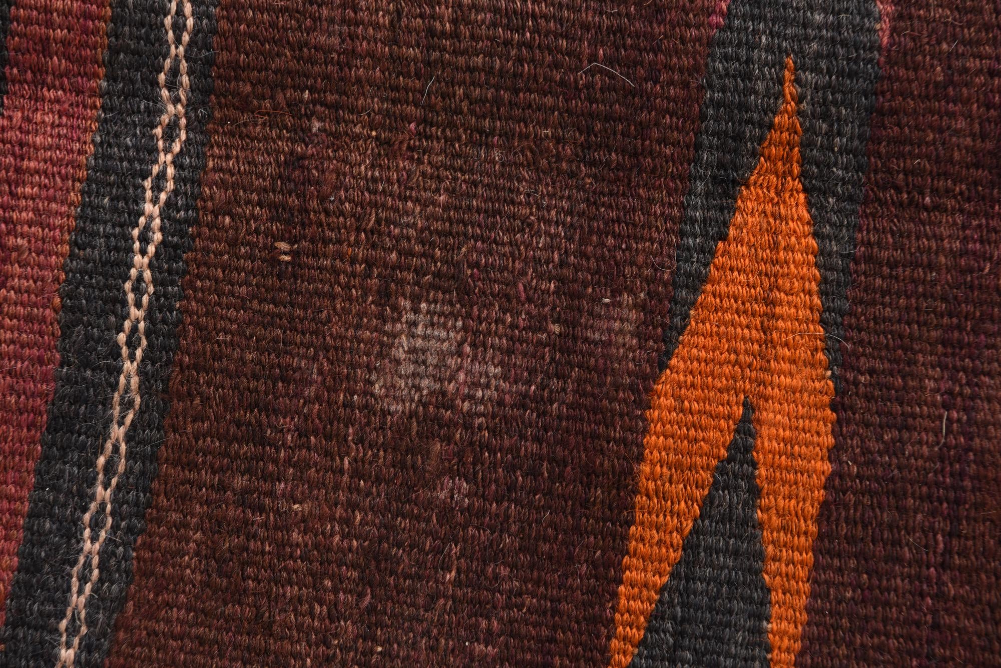 3' 4 x 10' 3 Hand Woven Kilim Afghan Wool Runner Rug