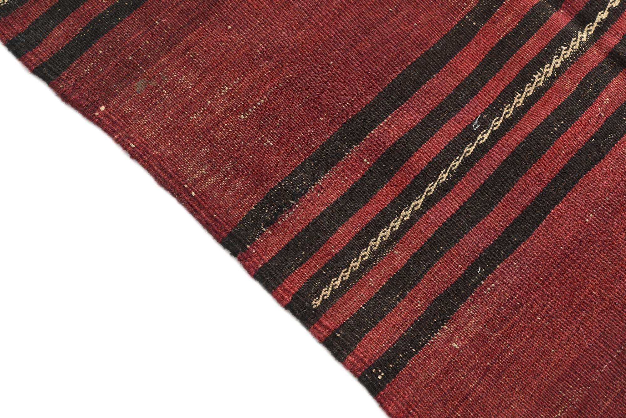 3' x 11' 9 Hand Woven Kilim Afghan Wool Runner Rug