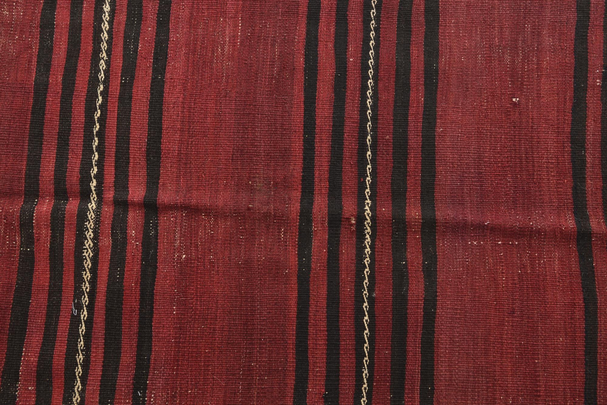 3' x 11' 9 Hand Woven Kilim Afghan Wool Runner Rug