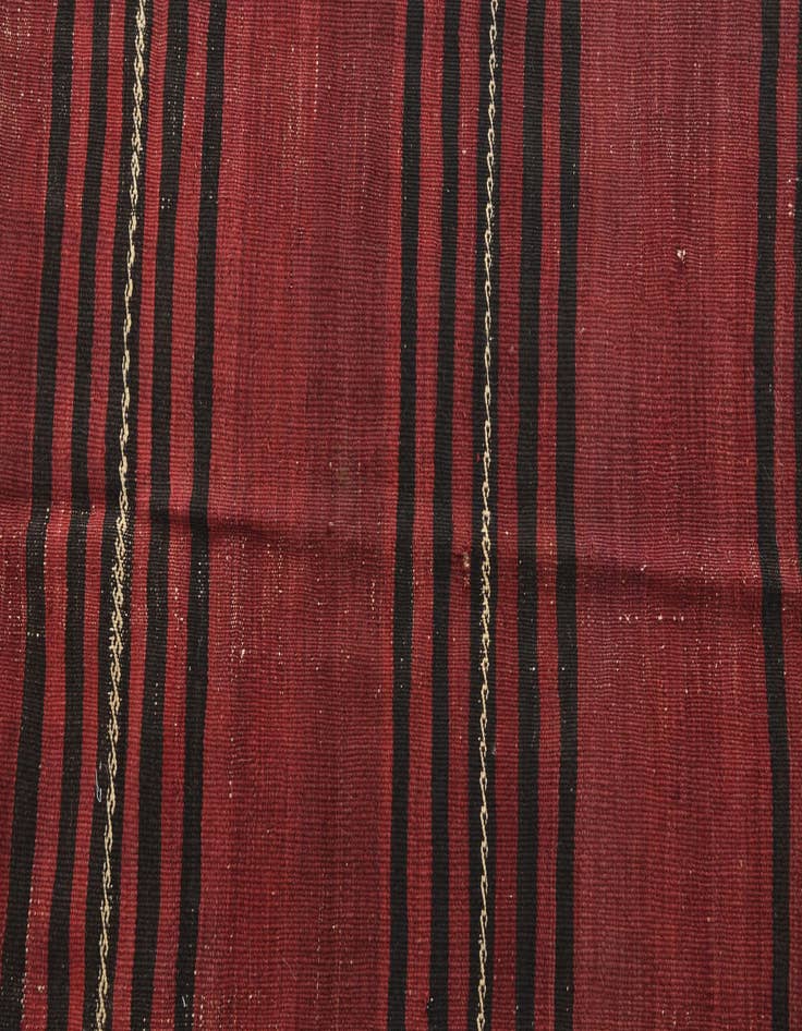 Detail image of 3' x 11' 9  Hand Woven Kilim Afghan Wool Runner Rug