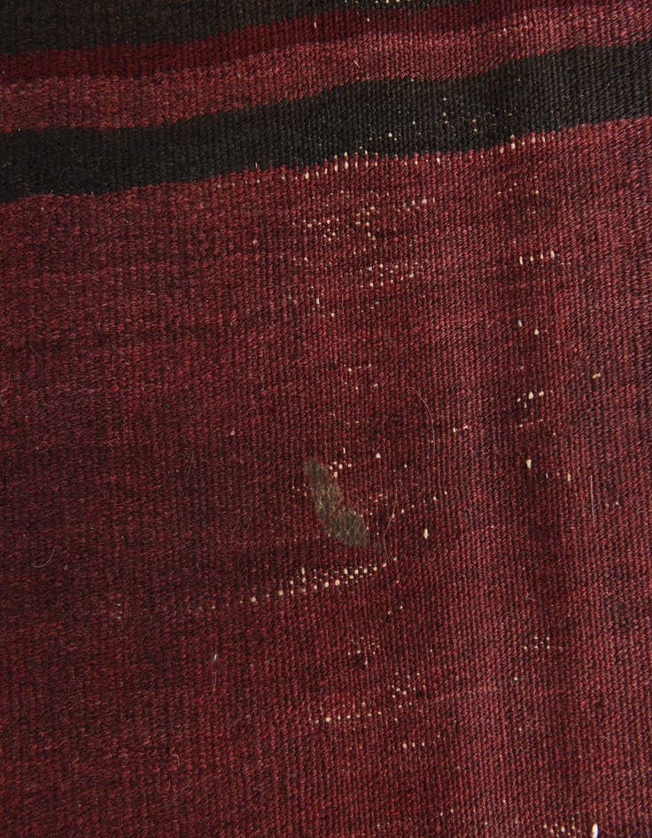 Detail image of 3' x 11' 9  Hand Woven Kilim Afghan Wool Runner Rug