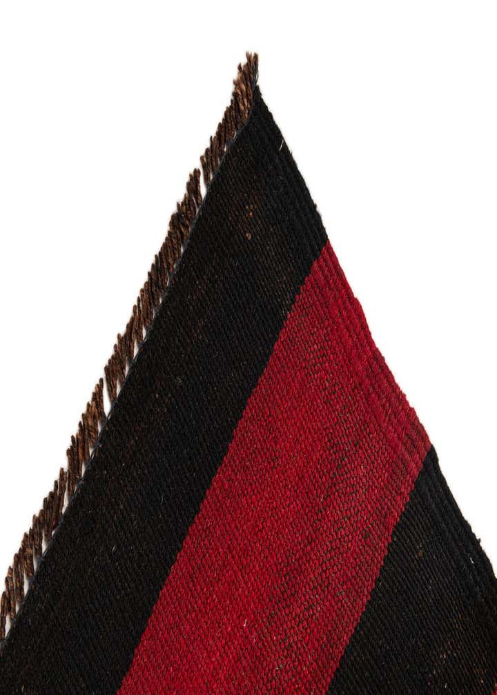 4' 7 x 11' 5 Hand Woven Kilim Afghan Wool Runner Rug
