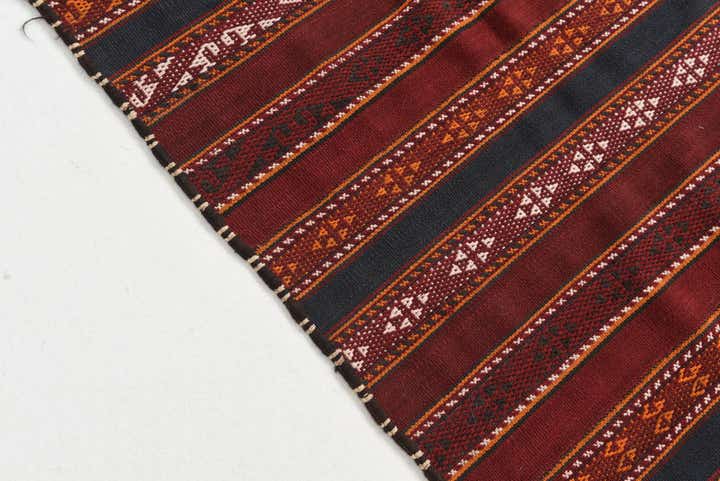 5' 9 x 12' Hand Knotted Kilim Fars Persian Wool Runner Rug