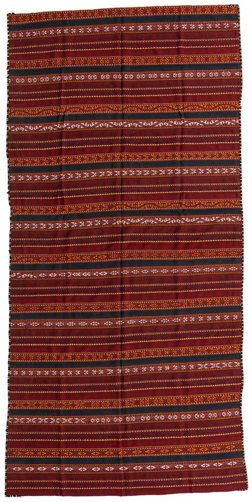 5' 9 x 12' Hand Knotted Kilim Fars Persian Wool Runner Rug