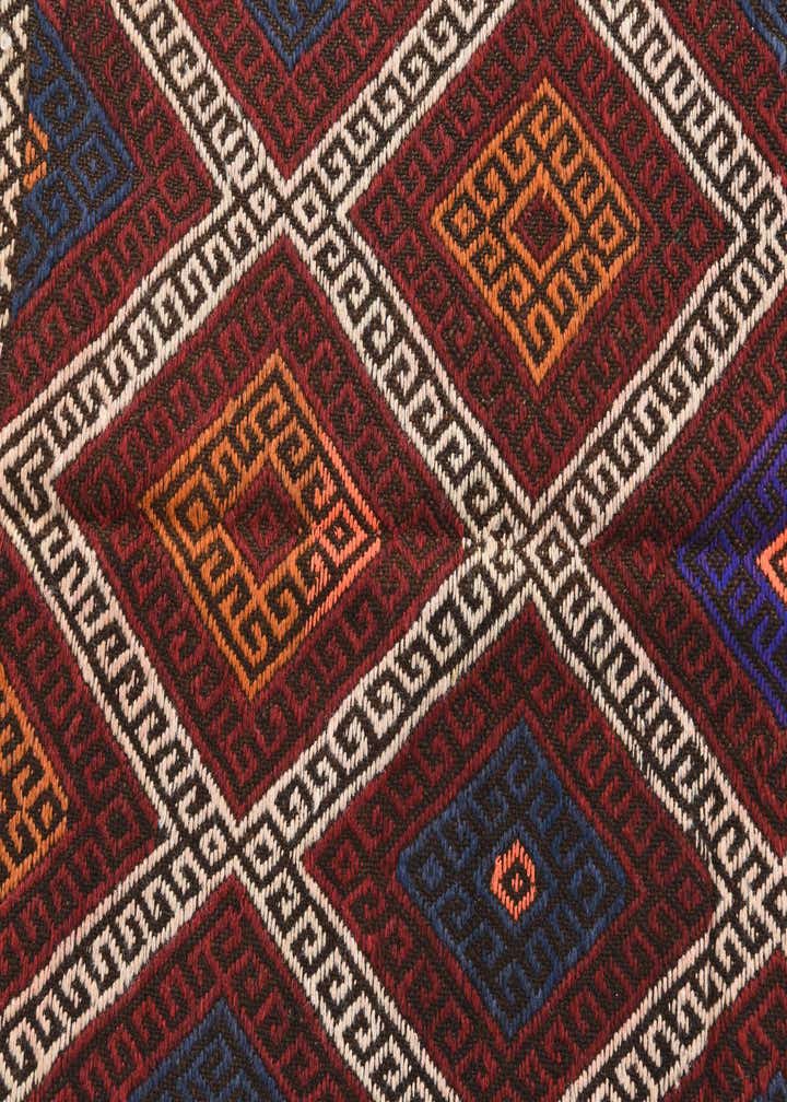 2' 3 x 9' Hand Knotted Kilim Fars Persian Wool Runner Rug