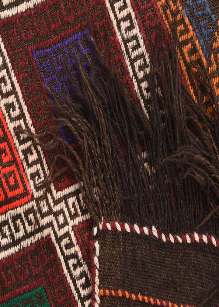 2' 3 x 9' Hand Knotted Kilim Fars Persian Wool Runner Rug
