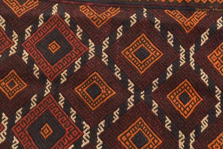2' 1 x 8' 1 Hand Knotted Kilim Fars Persian Wool Runner Rug