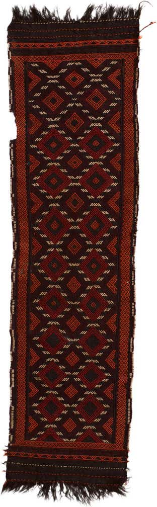 2' 1 x 8' 1 Hand Knotted Kilim Fars Persian Wool Runner Rug