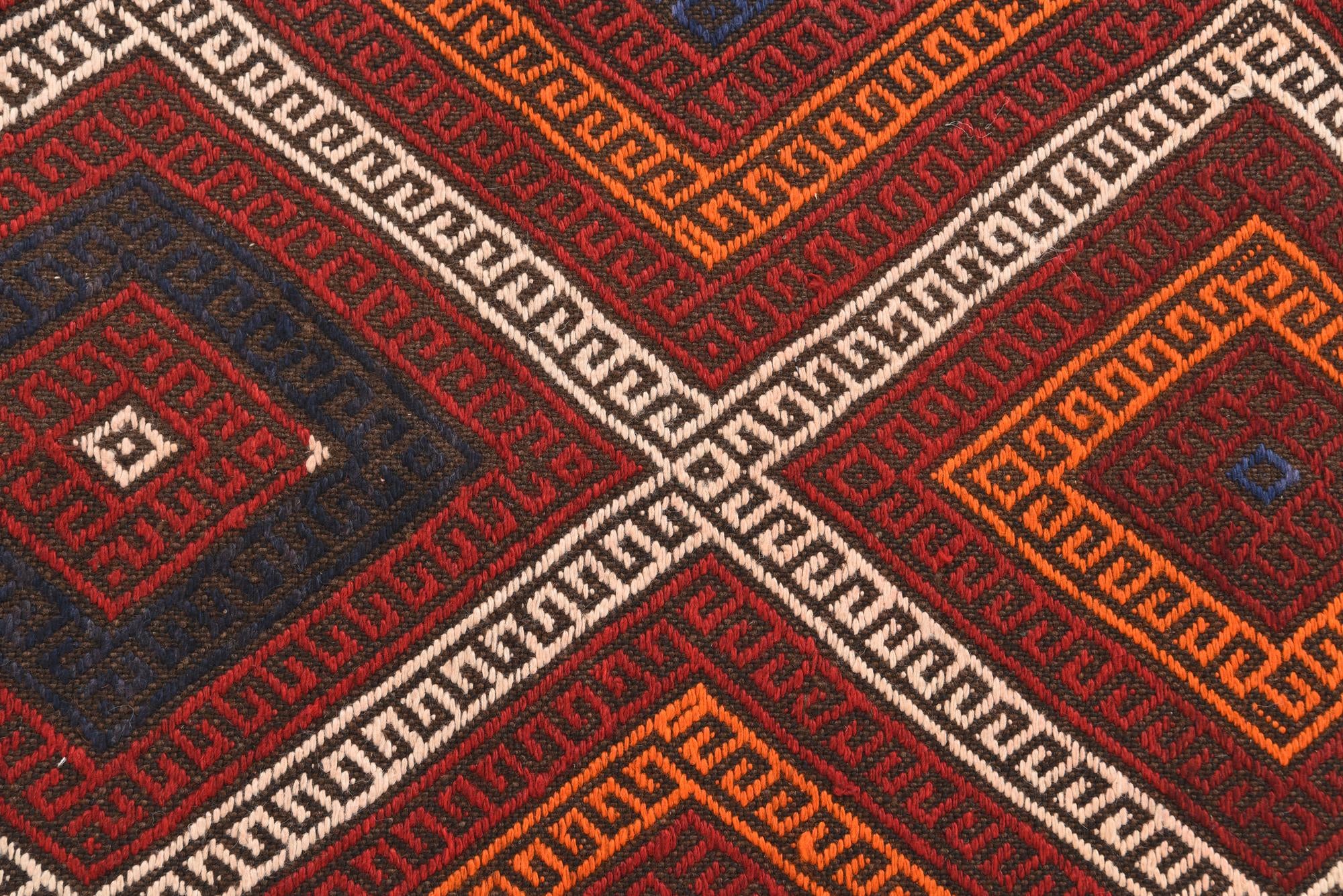 2' 3 x 8' 6 Hand Knotted Kilim Fars Persian Wool Runner Rug