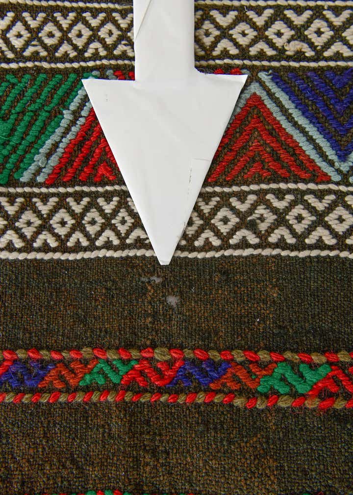 2' 1 x 8' 1 Hand Knotted Kilim Fars Persian Wool Runner Rug
