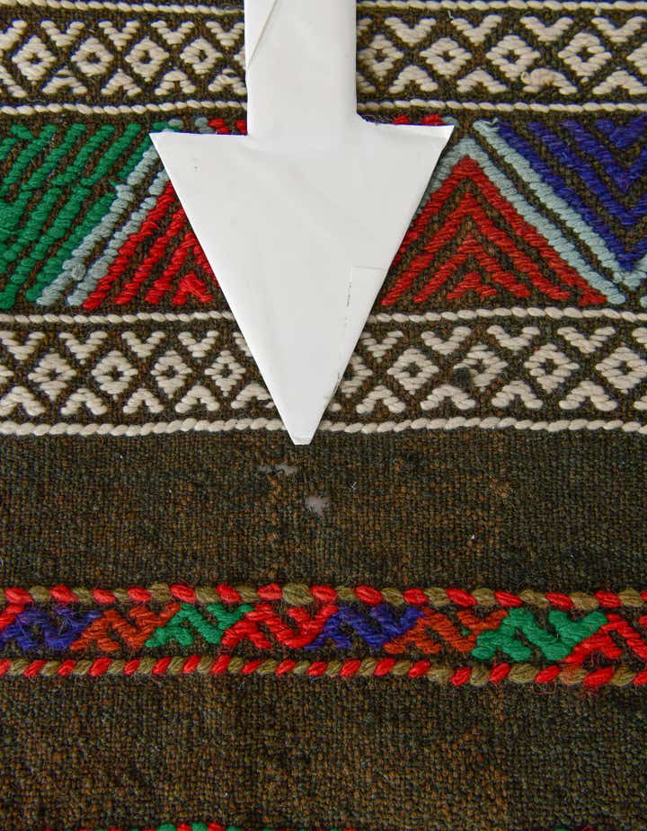 2' 1 x 8' 1 Hand Knotted Kilim Fars Persian Wool Runner Rug