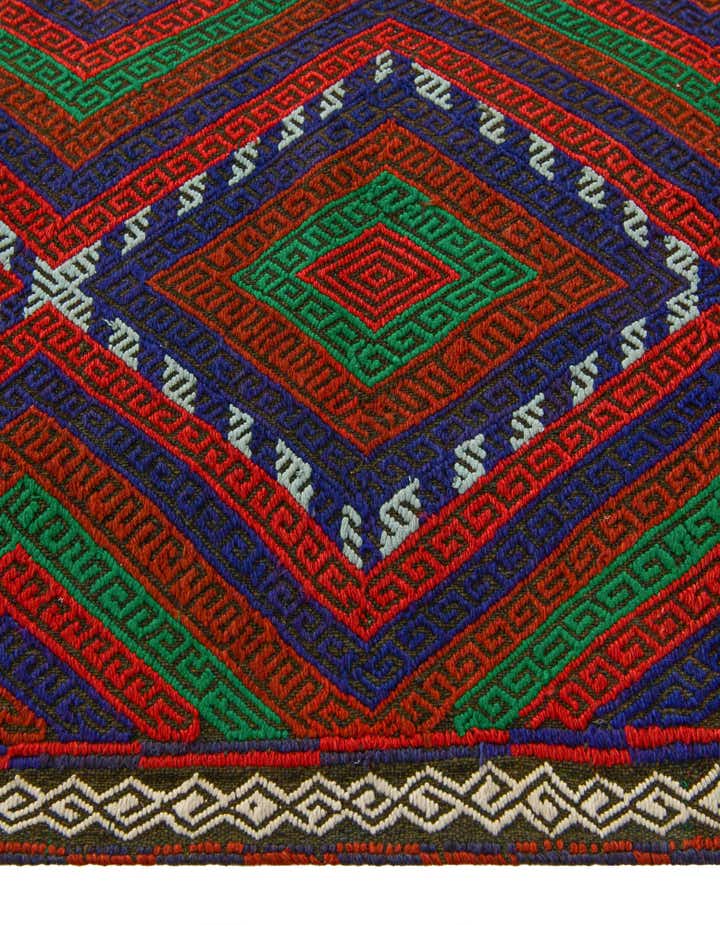 2' 1 x 8' 1 Hand Knotted Kilim Fars Persian Wool Runner Rug