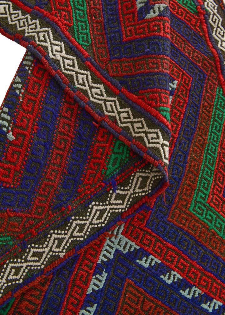 2' 1 x 8' 1 Hand Knotted Kilim Fars Persian Wool Runner Rug
