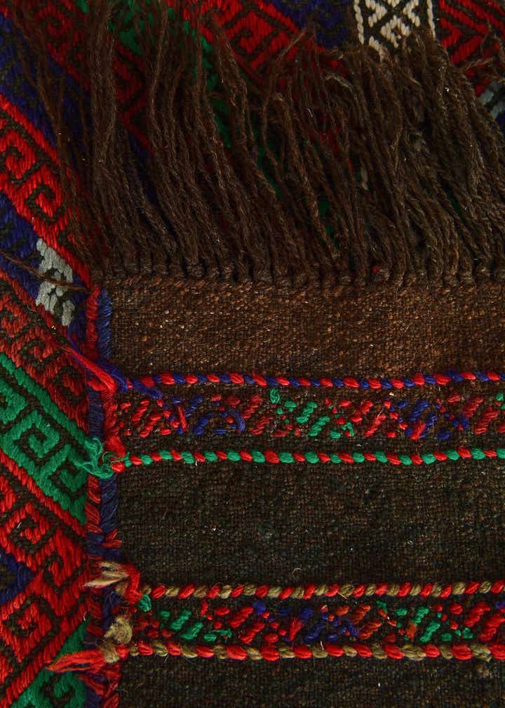 2' 1 x 8' 1 Hand Knotted Kilim Fars Persian Wool Runner Rug