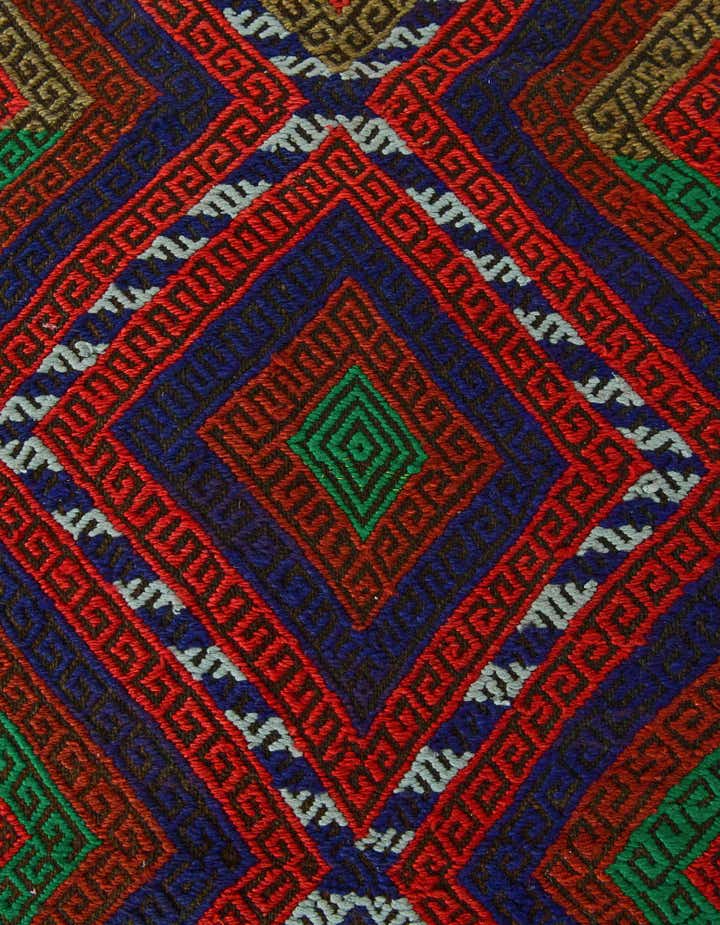 2' 1 x 8' 1 Hand Knotted Kilim Fars Persian Wool Runner Rug