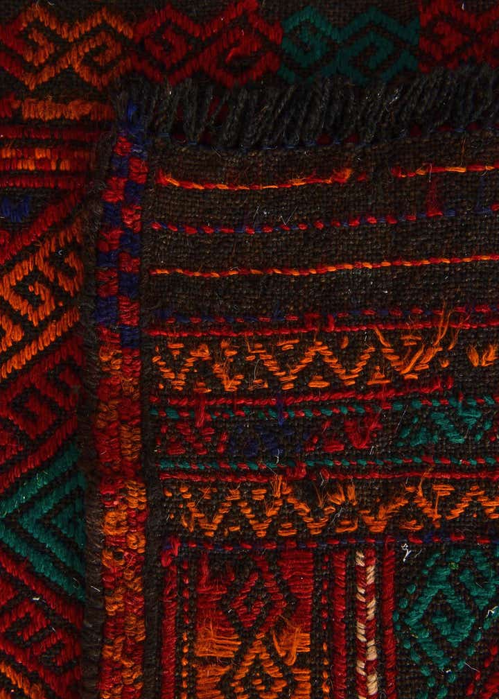 2' 1 x 7' 8 Hand Knotted Kilim Fars Persian Wool Runner Rug