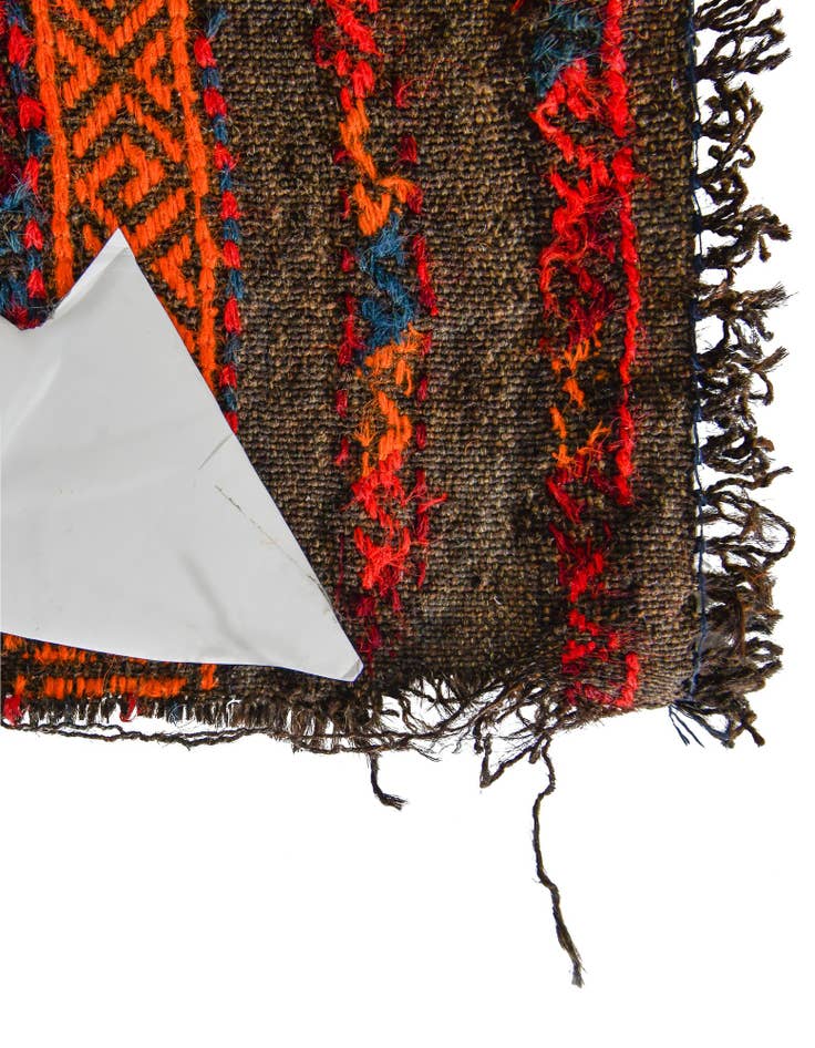 Detail image of 2' 2 x 7' 8 Hand Knotted Kilim Fars Persian Wool Runner Rug