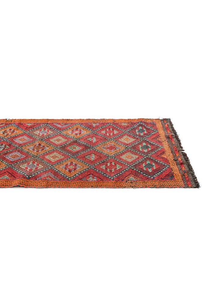 2' 2 x 7' 8 Hand Knotted Kilim Fars Persian Wool Runner Rug