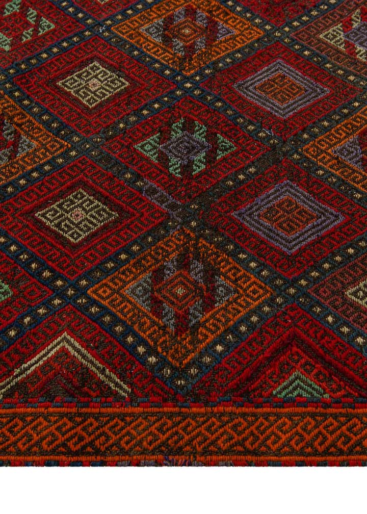 2' 2 x 7' 8 Hand Knotted Kilim Fars Persian Wool Runner Rug