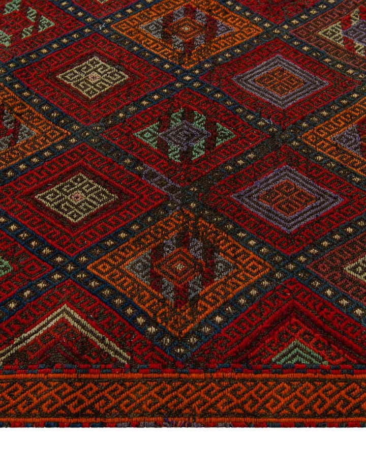 2' 2 x 7' 8 Hand Knotted Kilim Fars Persian Wool Runner Rug