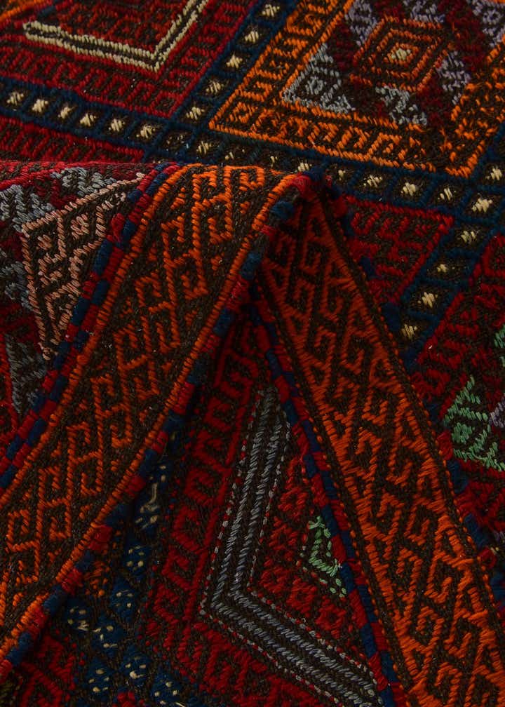 2' 2 x 7' 8 Hand Knotted Kilim Fars Persian Wool Runner Rug