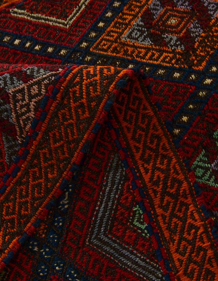 2' 2 x 7' 8 Hand Knotted Kilim Fars Persian Wool Runner Rug