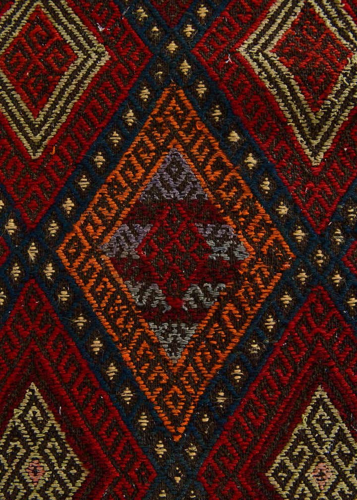 2' 2 x 7' 8 Hand Knotted Kilim Fars Persian Wool Runner Rug