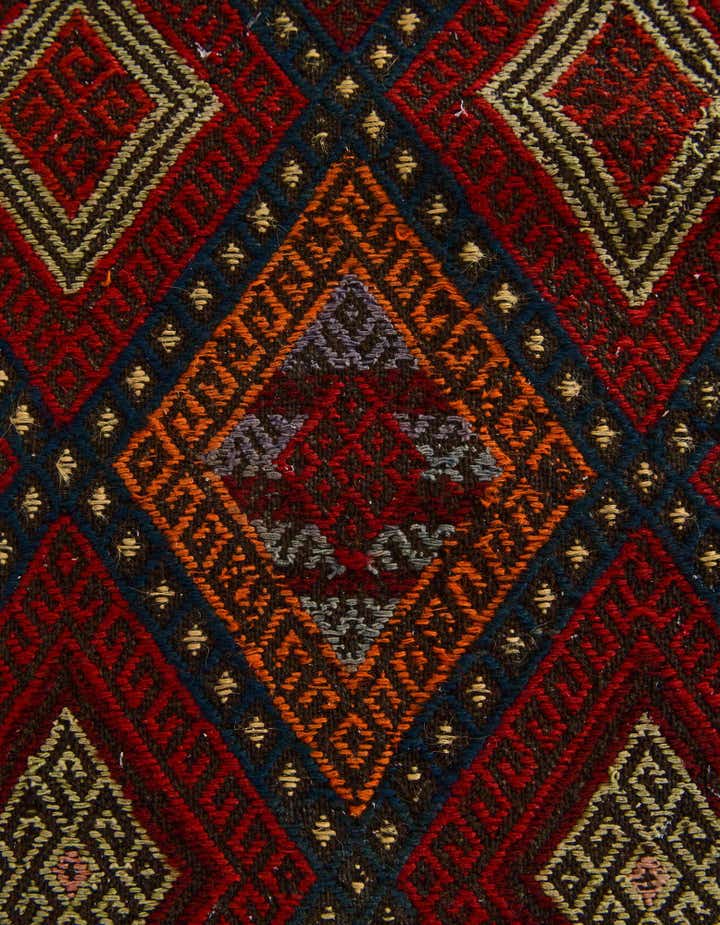 2' 2 x 7' 8 Hand Knotted Kilim Fars Persian Wool Runner Rug