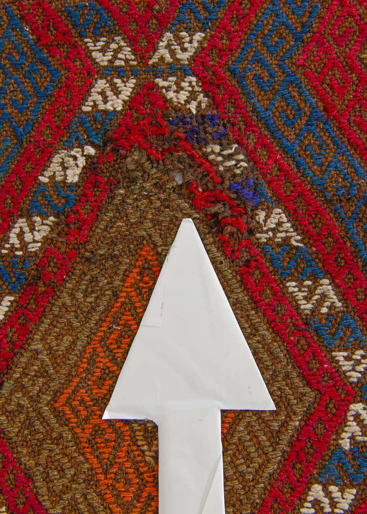 2' 3 x 8' 4 Hand Knotted Kilim Fars Persian Wool Runner Rug