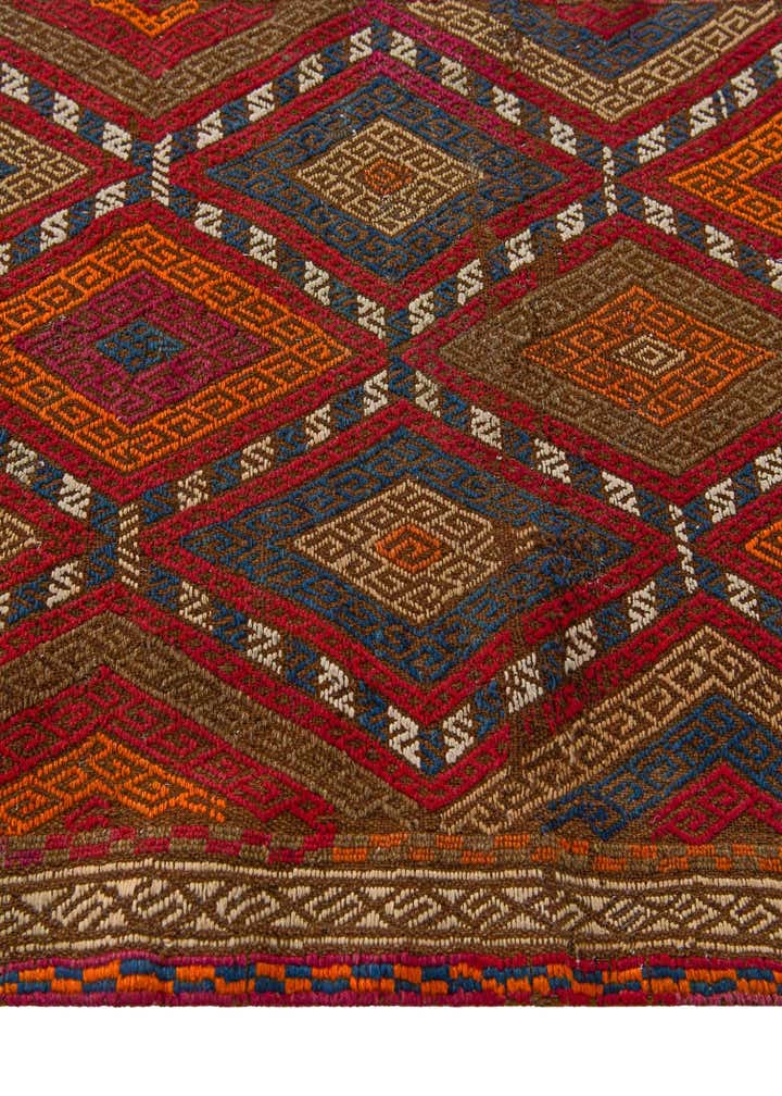 2' 3 x 8' 4 Hand Knotted Kilim Fars Persian Wool Runner Rug
