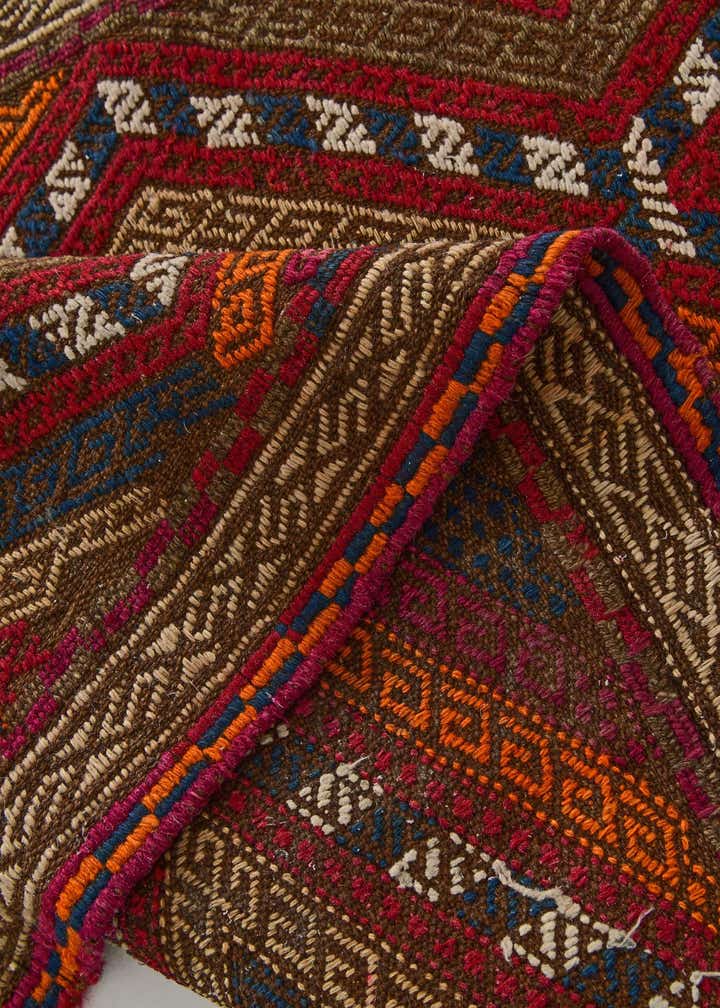 2' 3 x 8' 4 Hand Knotted Kilim Fars Persian Wool Runner Rug